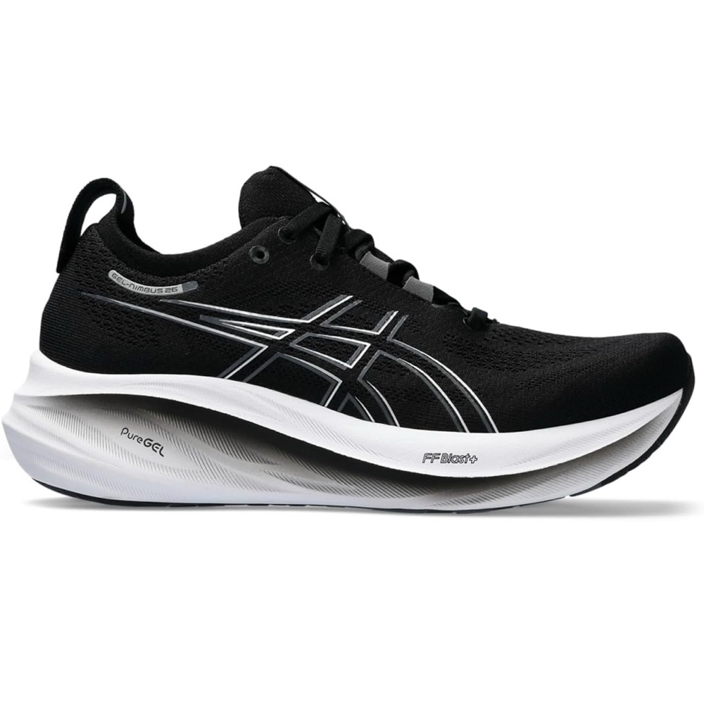 ASICS Dynamic Black and White Sneakers